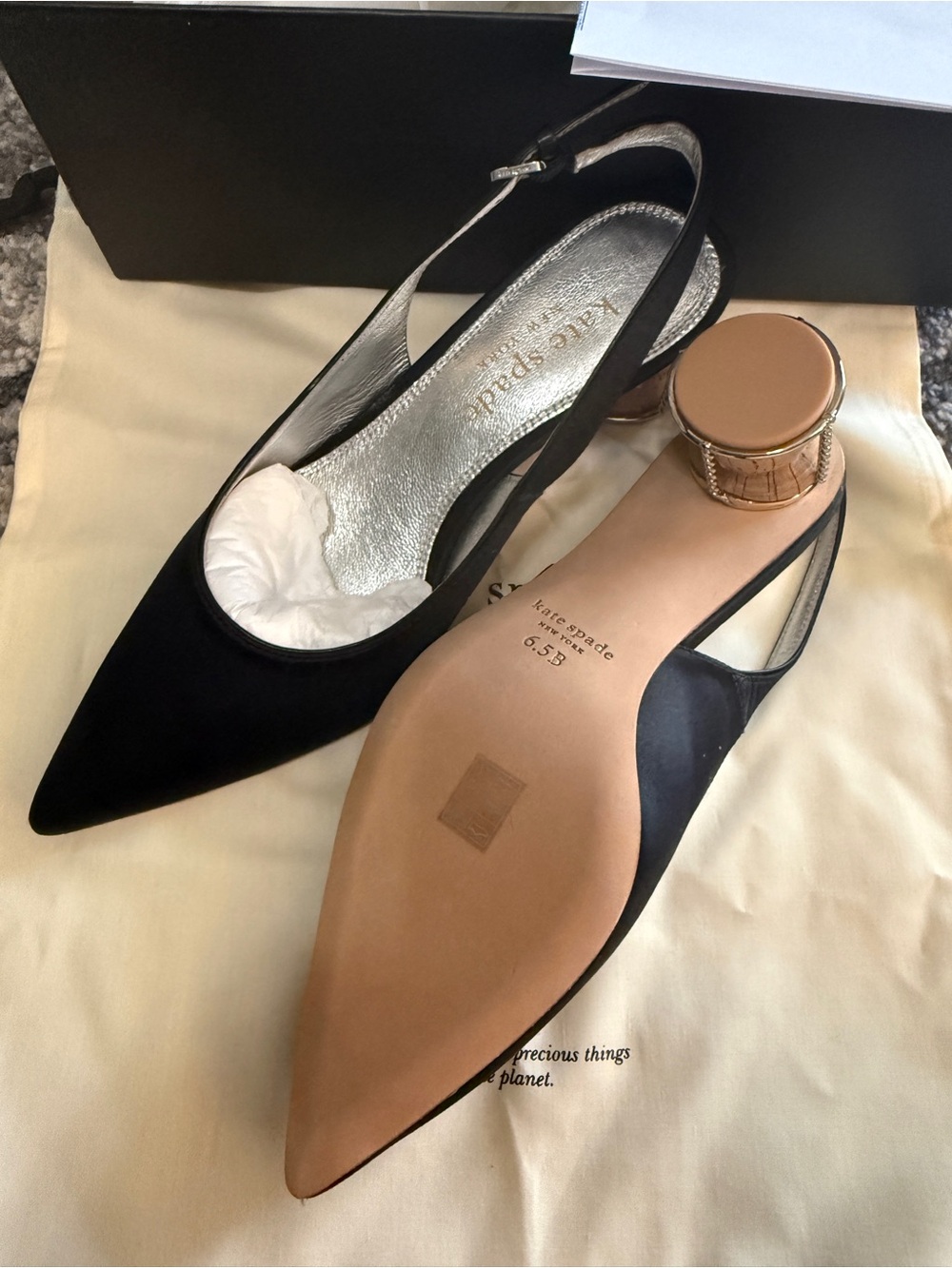 Kate Spade - Soiree Slingback Pumps 6.5 - Picture 6 of 7